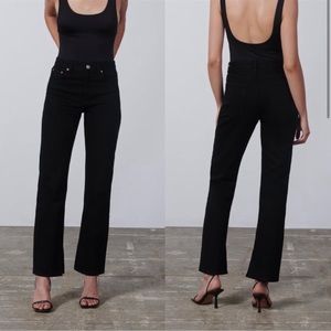 Zara 90s slit jeans